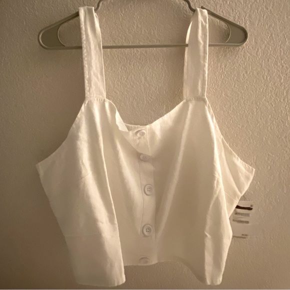 Linen blend Top - Picture 4 of 8